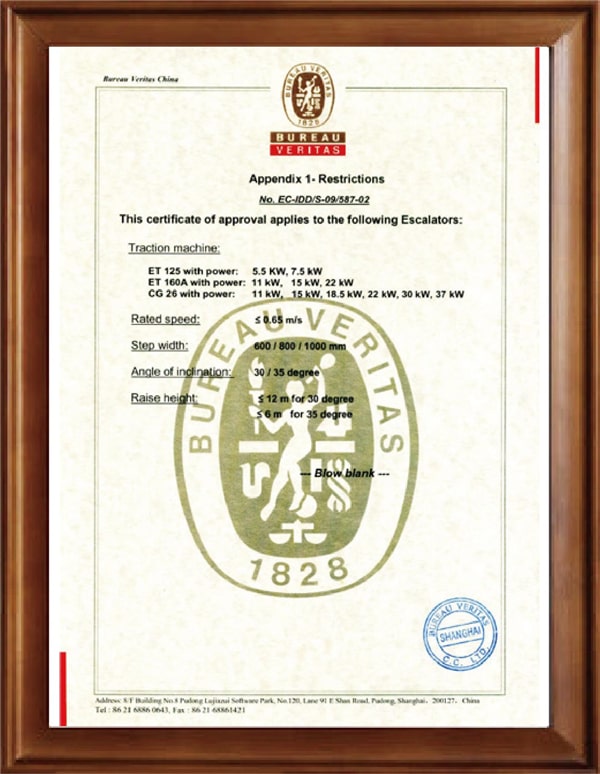 Certificates