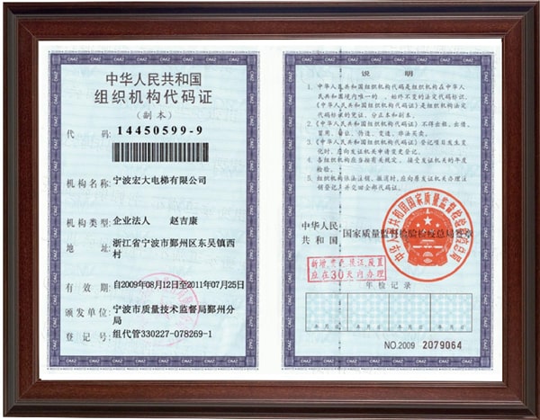 Certificates