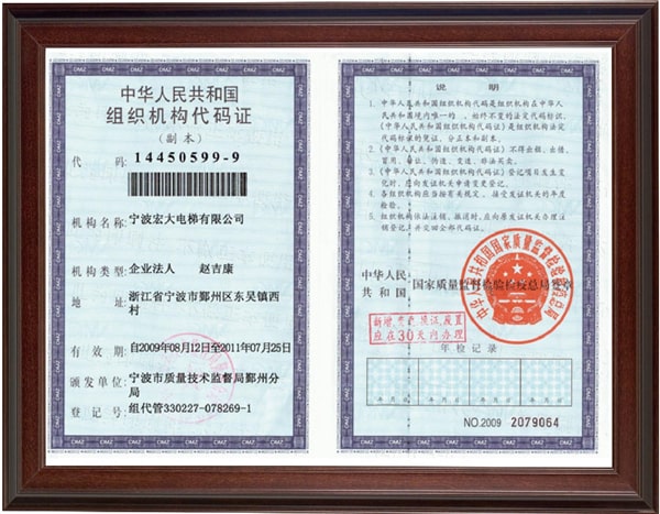 Certificates