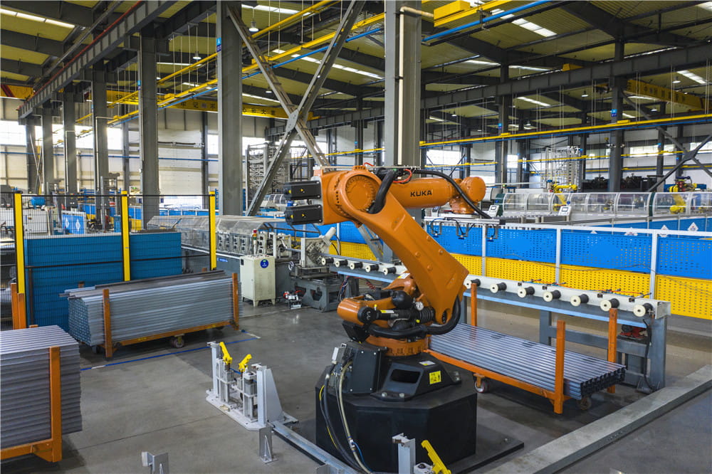 Hosting factory robotic production line